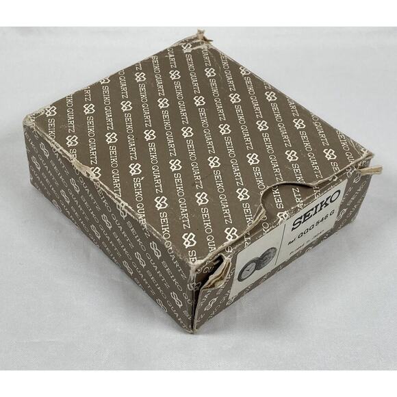 Seiko Quartz Twenty Dollar Gold Coin Alarm Desk Travel Clock Presidential Seal - Picture 10 of 13